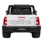 Toyota Hilux na akumulator dla dzieci Biały + Napęd 4x4 + Pilot + 2 bagażniki + Radio MP3 + LED - obrazek 7