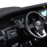 Toyota Hilux na akumulator dla dzieci Czarny + Napęd 4x4 + Pilot + 2 bagażniki + Radio MP3 + LED - obrazek 10