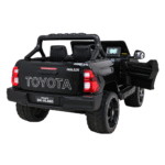 Toyota Hilux na akumulator dla dzieci Czarny + Napęd 4x4 + Pilot + 2 bagażniki + Radio MP3 + LED - obrazek 4