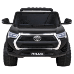 Toyota Hilux na akumulator dla dzieci Czarny + Napęd 4x4 + Pilot + 2 bagażniki + Radio MP3 + LED - obrazek 6