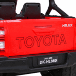 Toyota Hilux na akumulator dla dzieci Czerwony + Napęd 4x4 + Pilot + 2 bagażniki + Radio MP3 + LED - obrazek 11