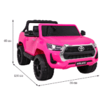 Toyota Hilux na akumulator dla dzieci Różowy + Napęd 4x4 + Pilot + 2 bagażniki + Radio MP3 + LED - obrazek 12