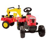 Traktor Na Pedały Czerwony Tr3007 - obrazek 3