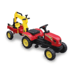Traktor Na Pedały Czerwony Tr3007 - obrazek 4
