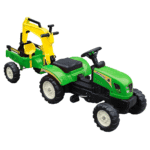 Traktor Na Pedały Zielony Tr3007