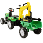 Traktor Na Pedały Zielony Tr3007 - obrazek 5