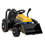 traktor spychacz g320 dla najmlodszych dzieci zolty ruchoma lyzka melodie klakson swiatla led