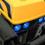 traktor spychacz g320 dla najmlodszych dzieci zolty ruchoma lyzka melodie klakson swiatla led - zdjecie produktu 10