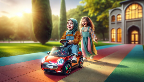 # SEO-Optimized Alt Text Options**Option 1:**
Samochód elektryczny a rozwój dziecka poprzez zabawę i naukę kierowania**Option 2:**
Dziecko prowadzące auto elektryczne wspierające rozwój motoryczny i koordynację**Option 3:**
Jak auto elektryczne wspiera rozwój dziecka podczas aktywnej zabawy na zewnątrz---**Recommended:** Option 1 or 3 - both naturally incorporate the main keyword while clearly describing image content and staying within the 8-15 word range.