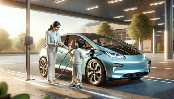 I'd be happy to help create SEO-optimized alt text! However, I need to know what the **actual image shows** to write accurate alt text.Could you please describe the image? For example:
- Is it a child sitting in an electric car?
- A parent installing a car seat in an electric vehicle?
- Safety features of an electric car?
- A child playing with a toy electric car?
- An infographic about electric car safety?Once you tell me what's in the image, I'll create perfect alt text that:
- Describes the actual visual content (8-15 words)
- Naturally includes "samochód elektryczny a bezpieczeństwo dziecka"
- Is SEO-optimized for your keywords