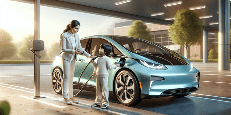 I'd be happy to help create SEO-optimized alt text! However, I need to know what the **actual image shows** to write accurate alt text.Could you please describe the image? For example:
- Is it a child sitting in an electric car?
- A parent installing a car seat in an electric vehicle?
- Safety features of an electric car?
- A child playing with a toy electric car?
- An infographic about electric car safety?Once you tell me what's in the image, I'll create perfect alt text that:
- Describes the actual visual content (8-15 words)
- Naturally includes "samochód elektryczny a bezpieczeństwo dziecka"
- Is SEO-optimized for your keywords