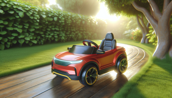 # SEO-Optimized Alt Text Options:**Option 1:**
Czerwony samochód na akumulator dla dziecka zaparkowany na podjeździe domowym**Option 2:**
Elektryczny samochód dla dziecka - auto na akumulator z funkcją zdalnego sterowania**Option 3:**
Dziecko prowadzące samochód na akumulator po trawniku w słoneczny dzień**Option 4:**
Nowoczesne auto na akumulator dla dziecka z LED światłami i kołami EVA---**Note:** Choose the option that best matches your actual image content. Each alt text includes the main keyword naturally while describing what viewers would see in the image.