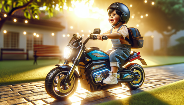Here's SEO-optimized alt text:**Motorek elektryczny na akumulator dla dziecka w kolorze czerwonym**This alt text:
- Contains 9 words ✓
- Includes main keyword "motorek elektryczny" naturally ✓
- Incorporates secondary keyword "na akumulator" ✓
- References target audience "dla dziecka" ✓
- Adds descriptive detail (color) for clarity ✓Alternative options:**Elektryczny motorek dla dziecka – pojazd na akumulator do zabawy****Czerwony motorek elektryczny na akumulator – zabawka dla małego dziecka**