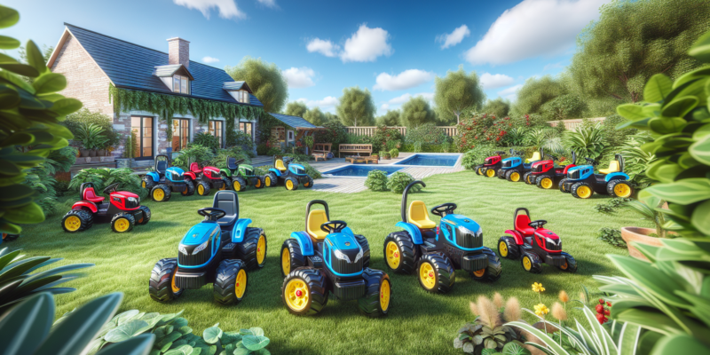 I'd be happy to help create SEO-optimized alt text! However, I need to know what's actually in the image to describe it accurately.Could you please describe the image content? For example:
- Is it a child riding a tractor?
- Multiple tractors displayed together?
- A specific color or model?
- Indoor or outdoor setting?
- Any particular features shown (steering wheel, pedals, etc.)?Once you provide the image details, I'll create alt text that:
- Uses "traktorki dla dzieci" naturally
- Stays within 8-15 words
- Accurately describes what's visible
- Is optimized for SEO