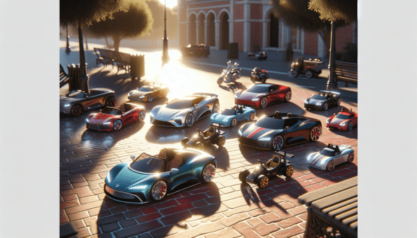 I'd be happy to help generate SEO-optimized alt text, but I need to know what image you want to describe. Could you please tell me what the image shows? For example:- Is it a child driving an electric car?
- Multiple electric cars displayed together?
- A specific model or brand?
- Indoor or outdoor setting?
- Close-up or wide shot?Once you describe the image content, I'll create the perfect alt text that includes your keywords naturally while accurately describing what's shown.