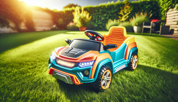 # SEO-Optimized Alt Text Options:**Option 1:**
Auto elektryczne dla dziecka do ogrodu jadące po trawie w słoneczny dzień**Option 2:**
Dziecko prowadzące auto elektryczne na trawę w ogrodzie podczas zabawy**Option 3:**
Kolorowy samochód elektryczny do ogrodu dla dzieci na zielonej trawie**Option 4:**
Auto elektryczne dla dziecka do ogrodu zaparkowane na trawniku przy domu---**Recommended** (most natural and SEO-balanced):
**Auto elektryczne dla dziecka do ogrodu jadące po trawie w słoneczny dzień**This option:
- Contains the main keyword naturally
- Is 11 words long
- Describes typical usage scenario
- Includes contextual elements (grass, sunny day)